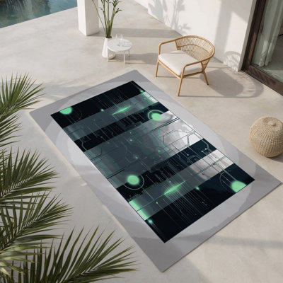 Tapis intérieur et extérieur Starlight Cascade