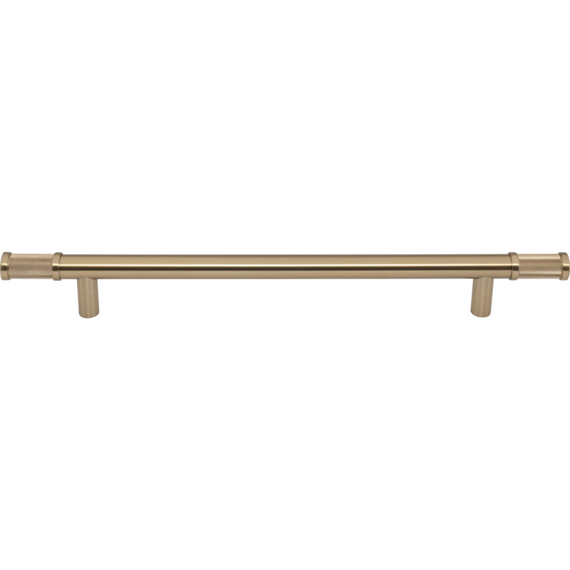 Burnham 18" Center To Center Bar Pull, 12" Center To Center, Honey Bronze