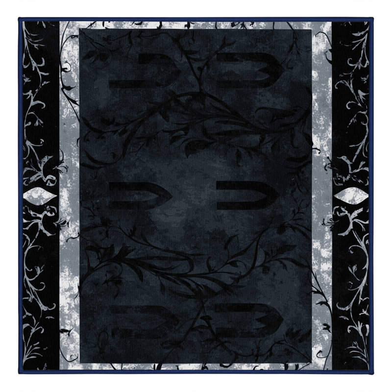 Granite Bloom Rug, Square 3'