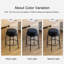 Tabouret de comptoir pivotant H 26,7 po Alonsa-88657875-94592433