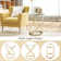 Jefre Tempered Glass Top End Table