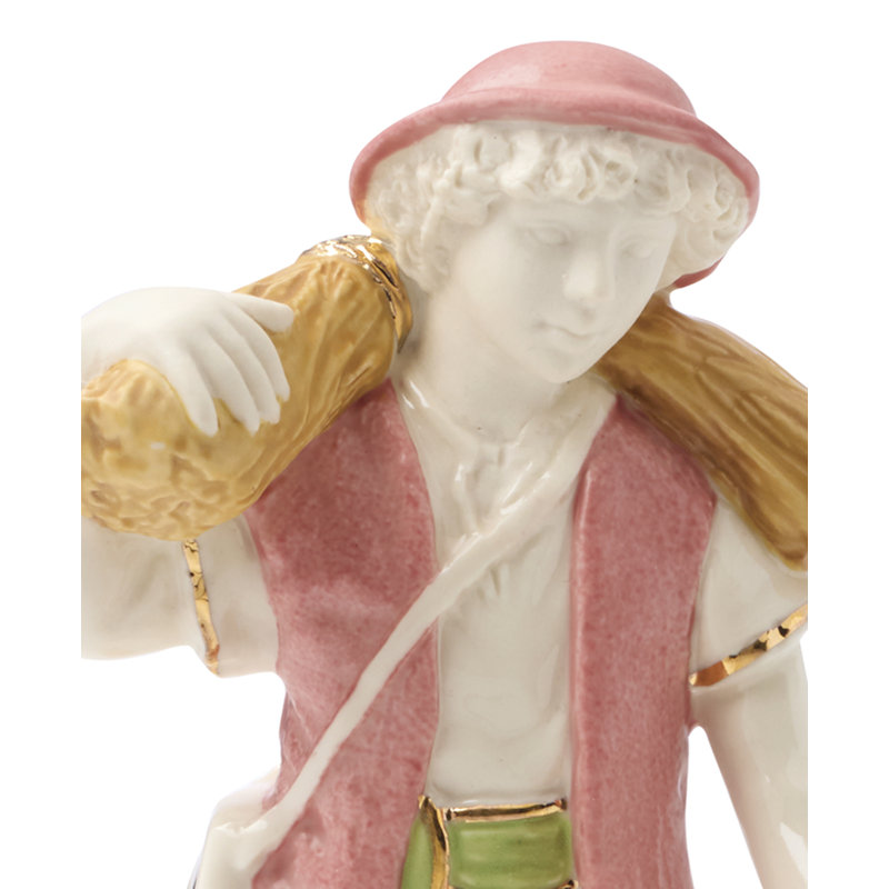 First Blessing Boy with Donkey Figurine
