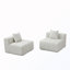 Canapé modulaire 2 places avec 2 coussins