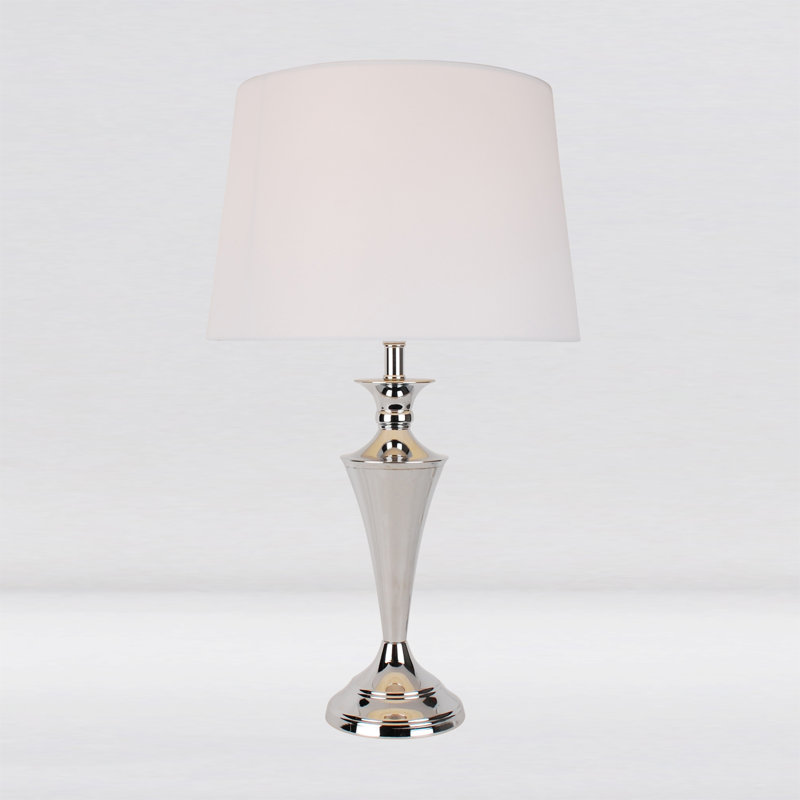 Glenham Metal Table Lamp, White