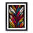 XV1022-4076X Splashed Feathers No.1 Abstract - Single Picture Frame Print-930693115-930693116