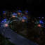 37.4'' Solar Powered Integrated LED Color Changing Outdoor Lantern