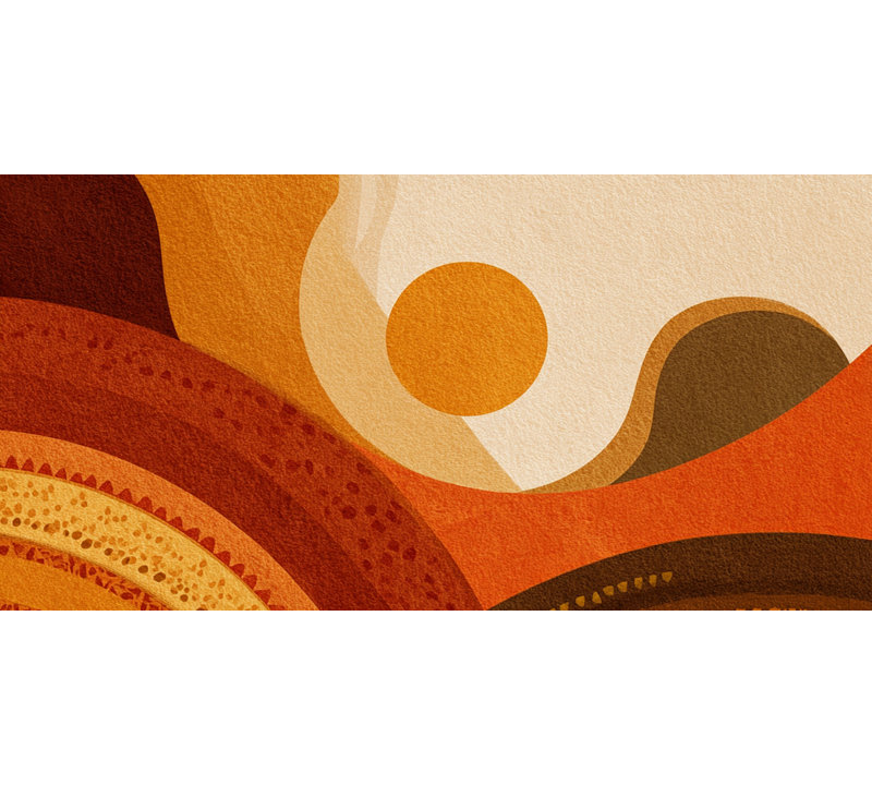 Art mural sur toile Radiant Sun, H 20 po x l 40 po