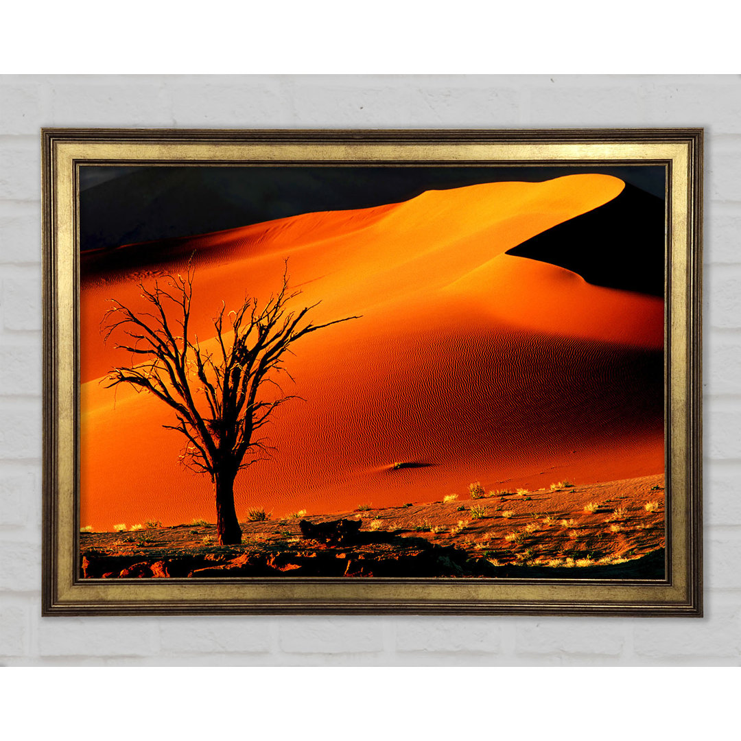 Kunstdruck Red Desert Tree