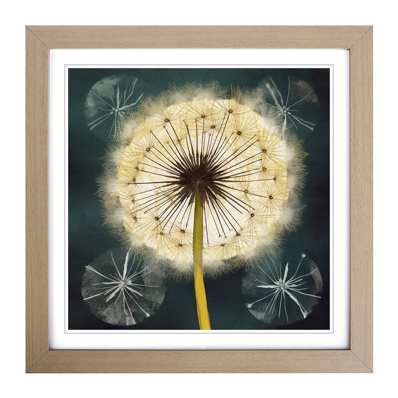 Single Picture Frame Print on Wood, Oak