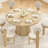 43.3'' Round Pedestal Dining Table-2129888154