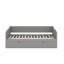 Lit de jour simple avec lit gigogne et tiroirs de rangement, lit de jour en bois avec tiroirs, lit de jour peu encombrant avec lit gigogne extensible-1457415120