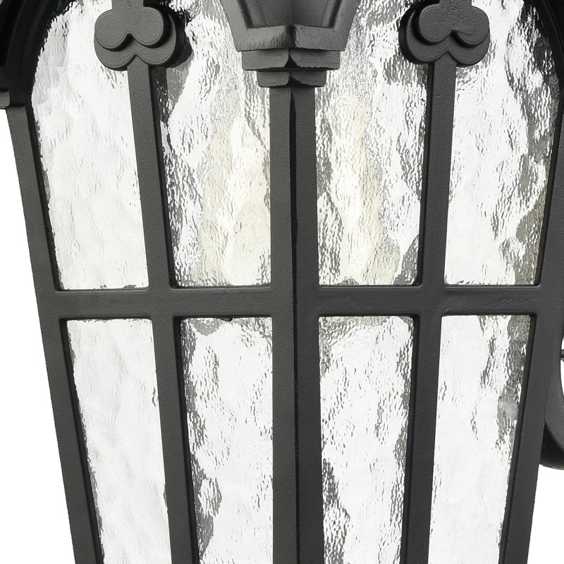 Applique murale en aluminium Pinzon, Noir mat