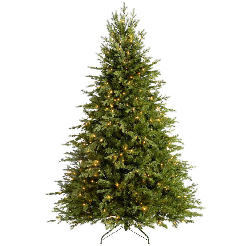 6.99' H Lighted Artificial Fir Christmas Tree