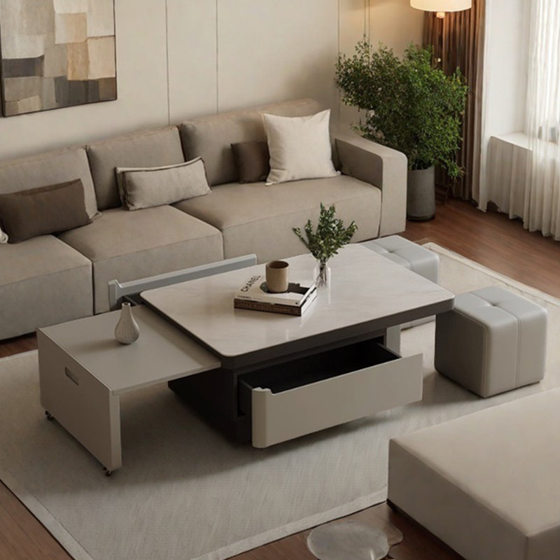 Table basse moderne en pierre micro-cristalline