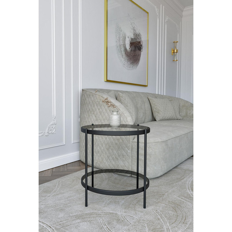Siyan End Table, Transparent