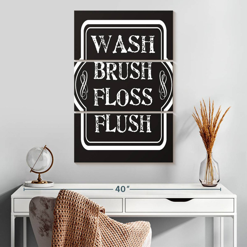 Tergel Wash Brush Floss Flush, 32" H x 20" W