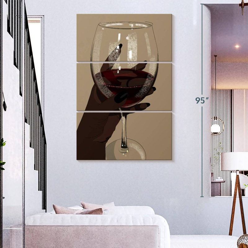 Pour Me A Glass, H 57 po x l 36 po