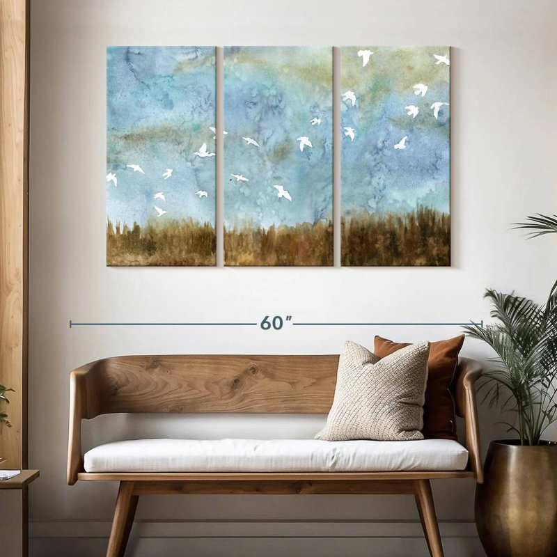 Avery Birds In Flight I, 32" H x 50" W