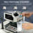 HomCom Espresso Machine with Frother