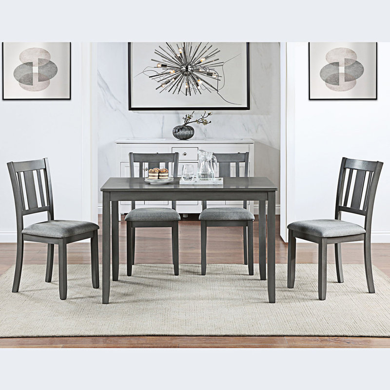 Table de salle à manger moderne et minimaliste de haute qualité {2-2, Noyer, H 30 po x L 45,5 po x l 28,5 po