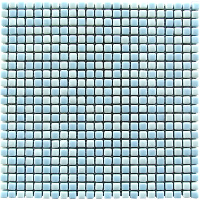 Carreau de mosaïque pour mur et plancher pleine grandeur en mosaïque de verre 0,5 po x 0,5 po