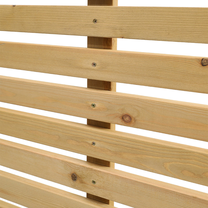 150cm H x 180cm W Solid Wood Fence Panels Included