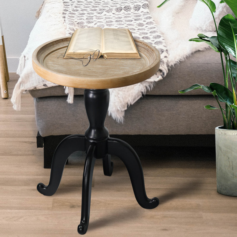 Chloe-Rose Pedestal End Table