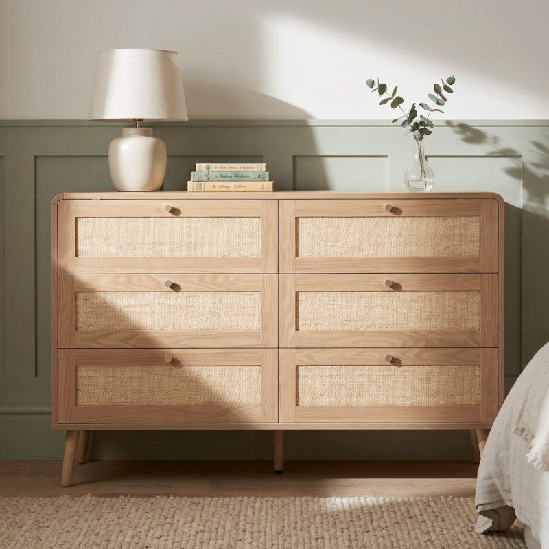 120 cm W Chest of 6 Drawers