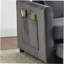 Causeuse-lit en velours avec lit escamotable Rubinder-653687683