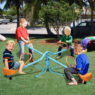 Outdoor Kids Spinning Teeter, Playground Equipment Swivel Teeter 