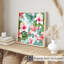Motif floral de fleur d'hibiscus I, impression sans cadre-1386783936