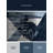 Machine Washable Pavnesh Wolf Modern Geometric Rug in Gray – Navy Binding-910028823