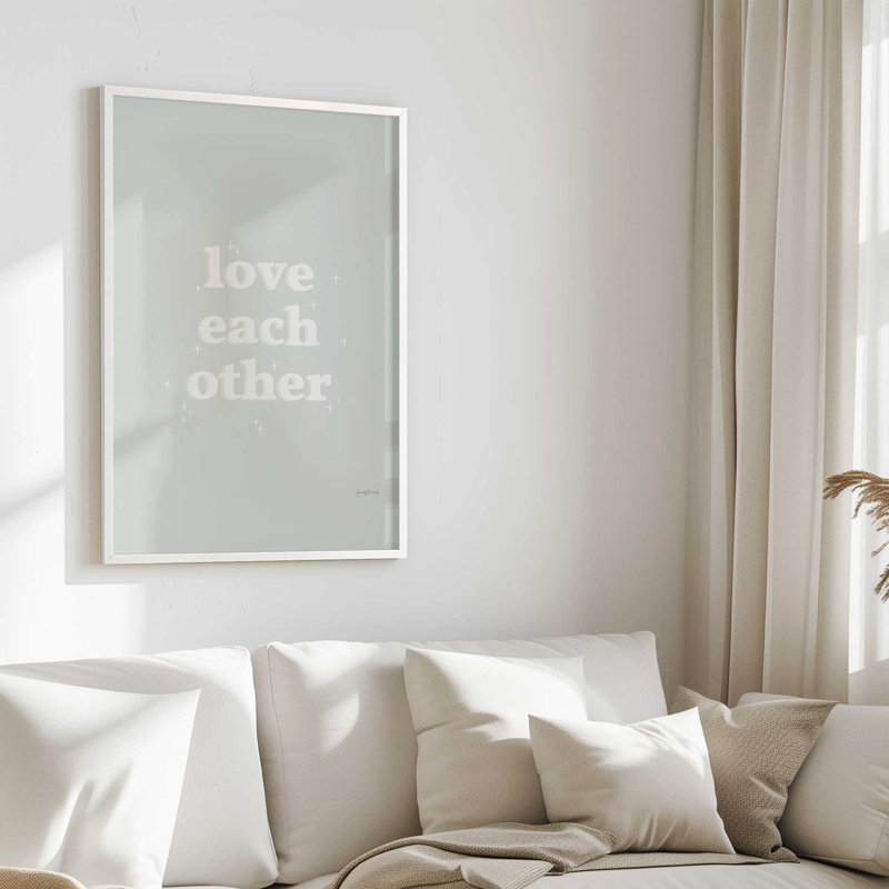 «Love mutuellement», Érable brut, H 15 po x l 12 po