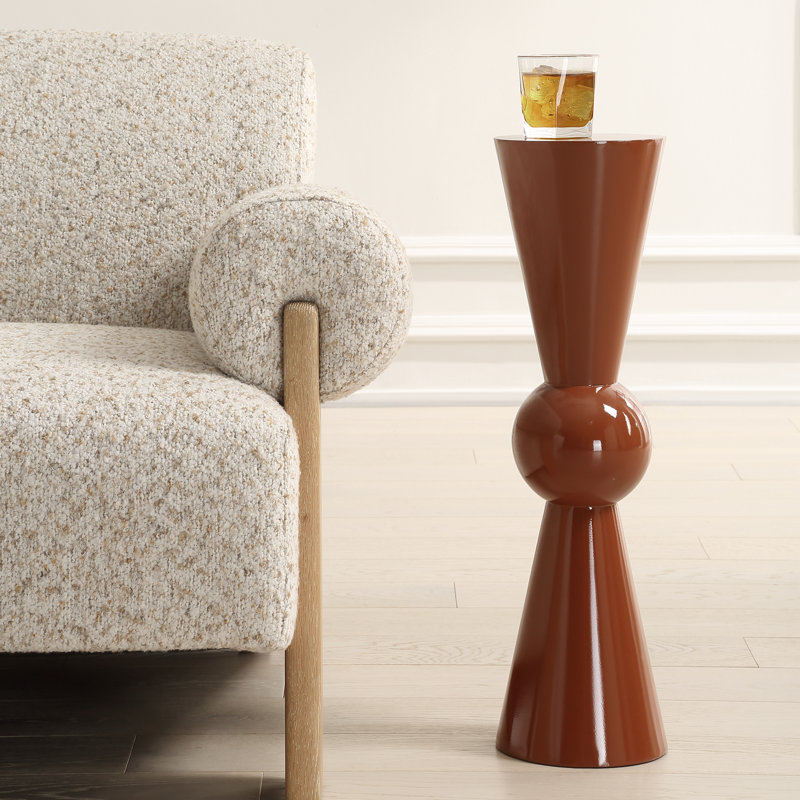  Dumont Gloss Terracotta Drink Table