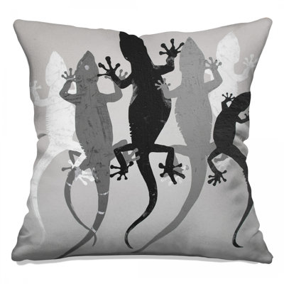 Coussins Gecko Silhouettes