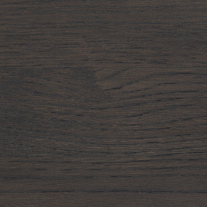 Glenview Upholstered Bed, King, Smoked Black Oak
