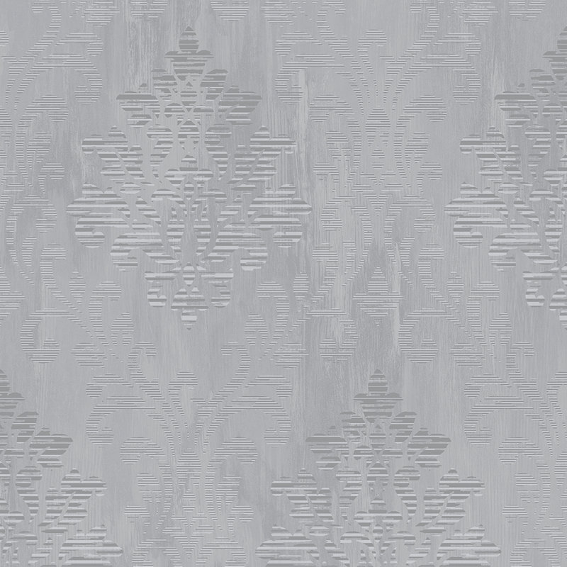 Galerie Wallcoverings Metallic FX Modern Metallic Damask 33' L x 21" W ...