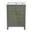 24" Single Bathroom Vanity with Ceramic Top-1203085278