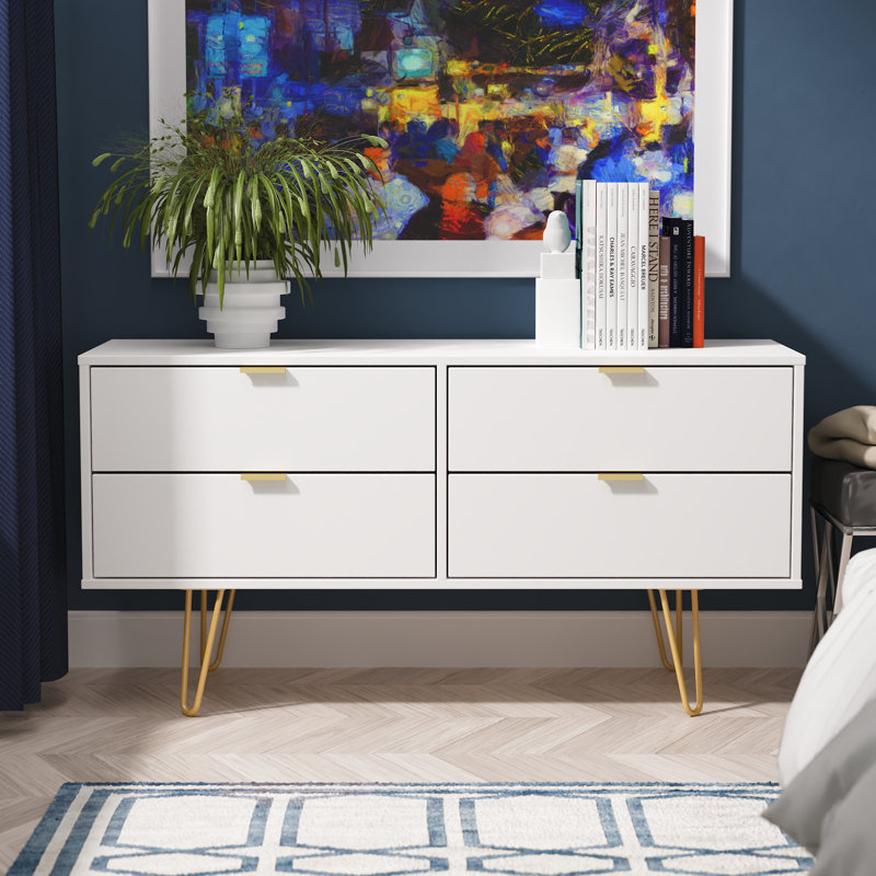 Turah 4 Drawer Bed Box (Ready Assembled), White
