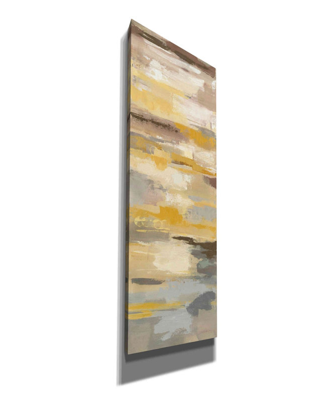 Etsuko Earth Abstracts I by Silvia Vassileva, 60" H x 20" W x 1.5" D