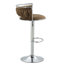 Tabouret de bar pivotant avec dossier Ginko-879315297-882844519