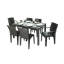 Ensemble repas extérieur pour 6 personnes Asmar-660129418