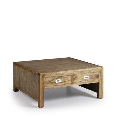 Merapi Solid Wood Four Leg Coffee Table