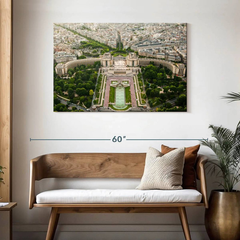 Sireci au-dessus de Paris, H 30 po x l 45 po