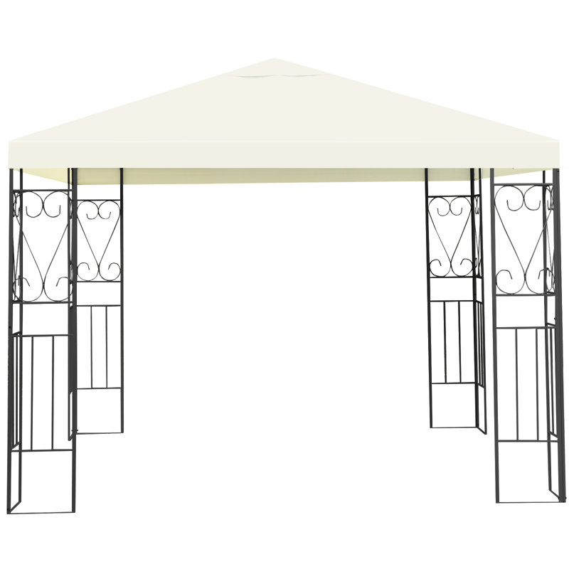 10 pi. L 10 pi. D Pavillon de jardin en acier