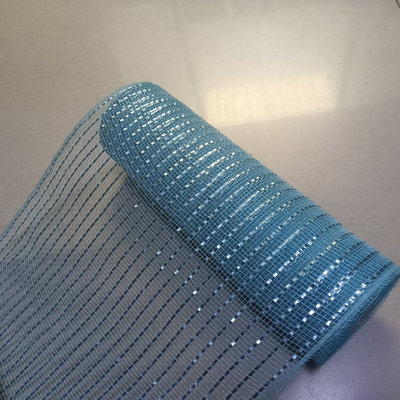 10.5"X10Yds Mesh With Foil Pinstripes Ribbon