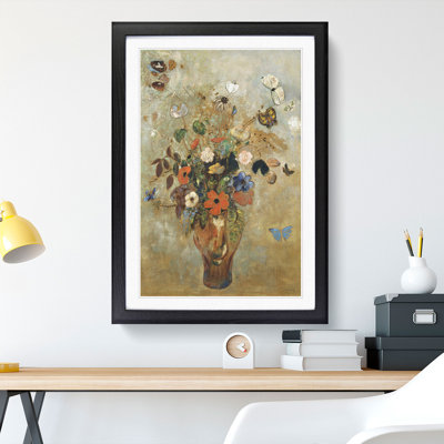 Vase of Flowers Vol.5 by Odilon Redon - Picture Frame Painting
