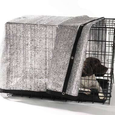 Midwest QuietTime Defender Covella Dog Crate Cover Gray