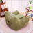 Oversized Comfy Beige Bean Bag Chair With Armrests For Adults - For Relaxation In Living Room, Bedroom, And Dorm-1322023248