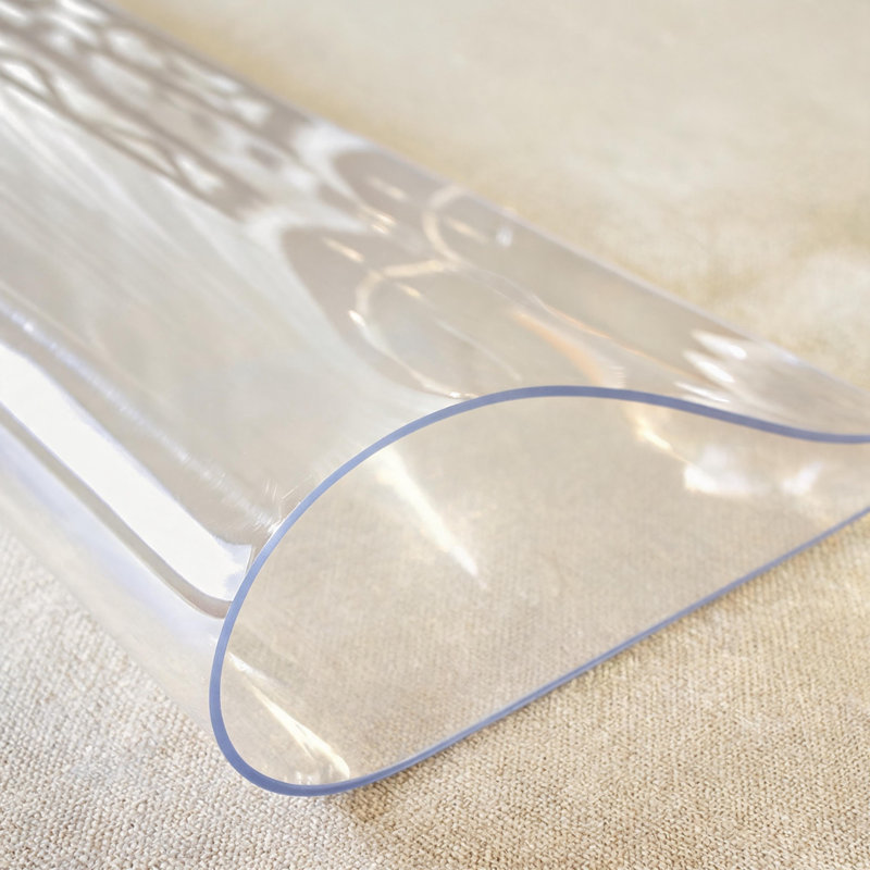 2mm Waterproof Clear PVC Table Protector For Multiple Surfaces